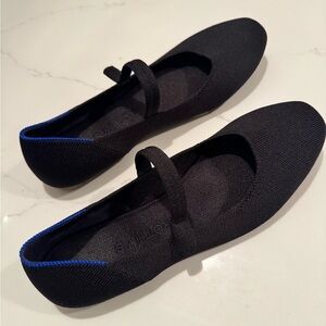 Rothy's Black and Blue Flats